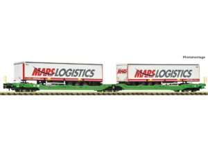 FLEISCHMANN 6660102 DOPPELTASCHEN-GELENKWAGEN CFL CARGO SDGGMRSS MARS LOGISTICS