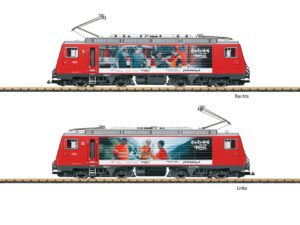 LGB 23105 ELEKTROLOK MGB HGE 4/4 II 3 DOM MITARBEITERWERBUNG