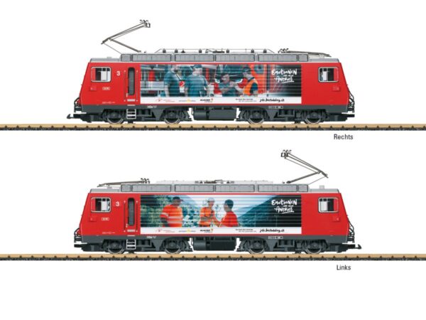 LGB 23105 ELEKTROLOK MGB HGE 4/4 II 3 DOM MITARBEITERWERBUNG