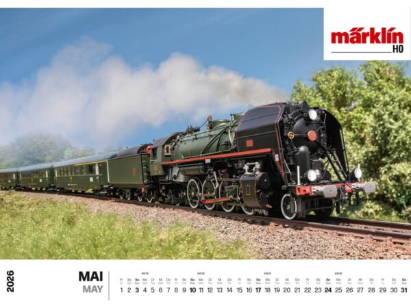 MÄRKLIN 19726 MÄRKLIN/TRIX WANDKALENDER 2026 MAI