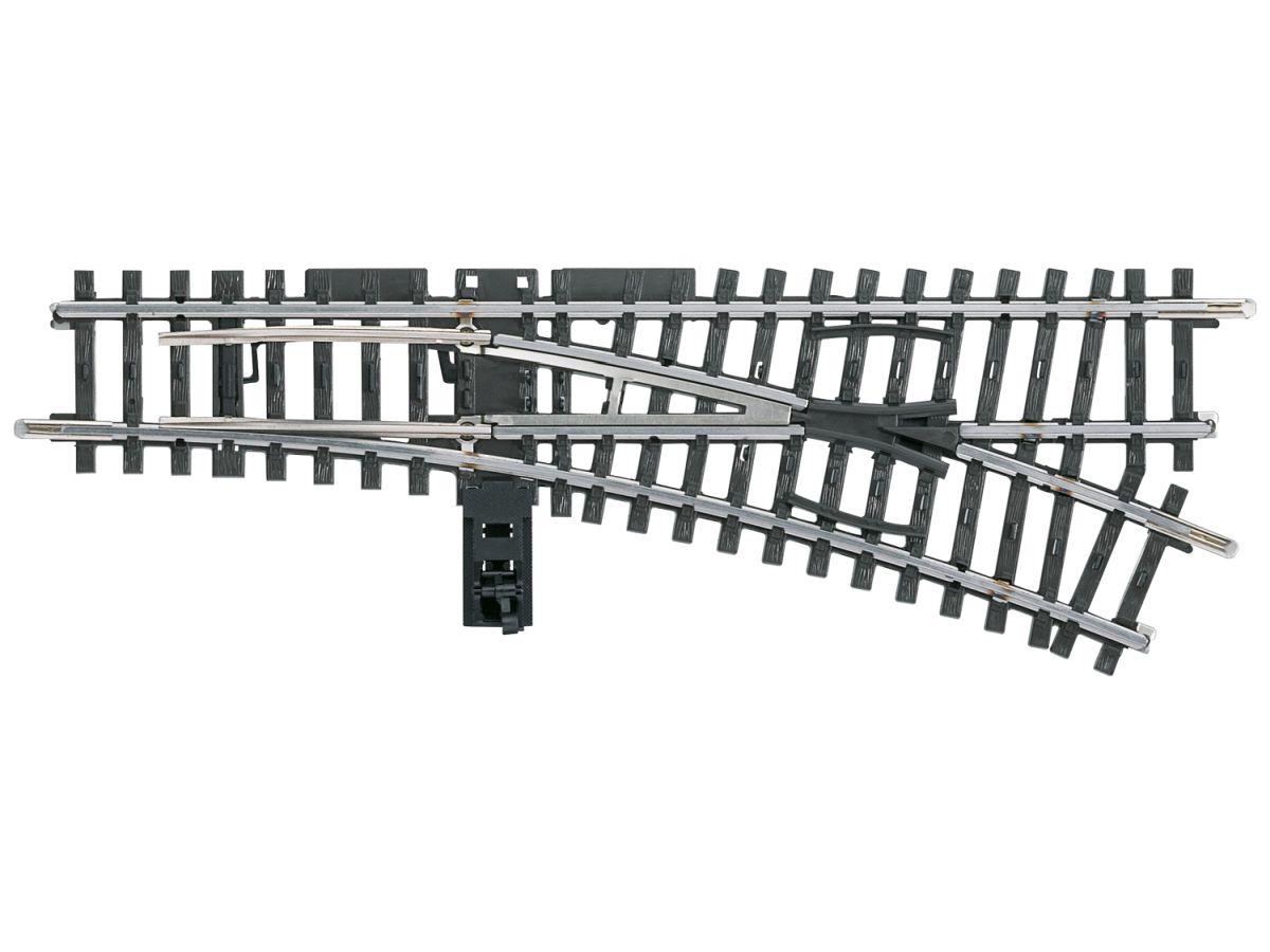 MÄRKLIN 2266 K-GLEIS WEICHE RECHTS, R2 22.5° / 168.9 MM