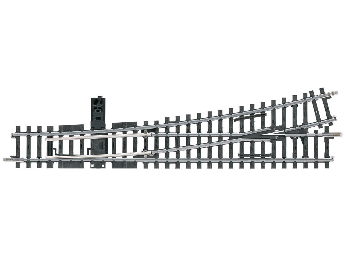 MÄRKLIN 22715 K-GLEIS WEICHE LINKS, RADIUS 902.4 MM 14° 26' / 225 MM