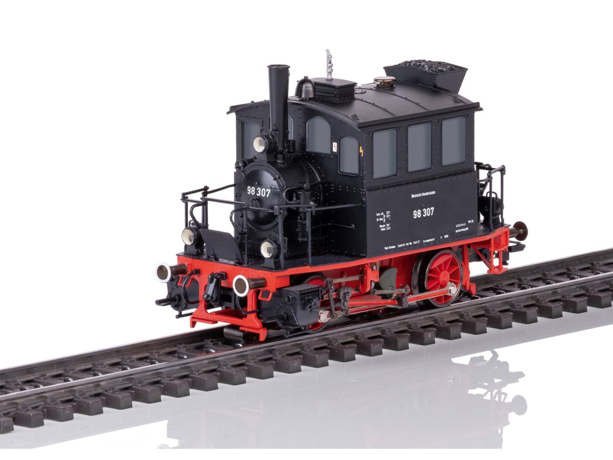 MÄRKLIN 26619 ZUGPACKUNG SPALTER BOCKL MIT GLASKASTEN DB 98.3 / SET MIT LOK UND 3 WAGEN BILD 2