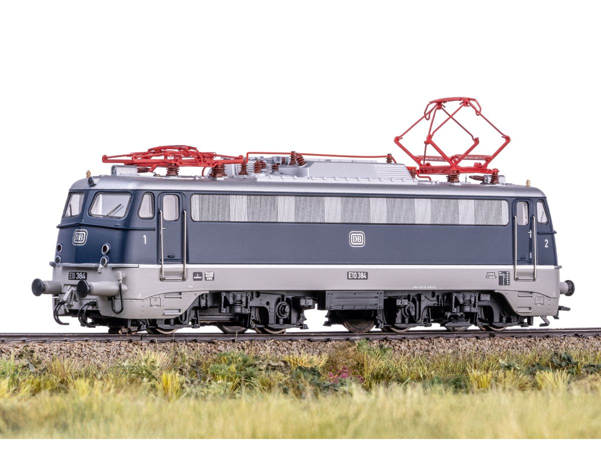 MÄRKLIN 39128 ELEKTROLOK DB E10 384 BÜGELFALTE, BLAU-GRAU BILD 4
