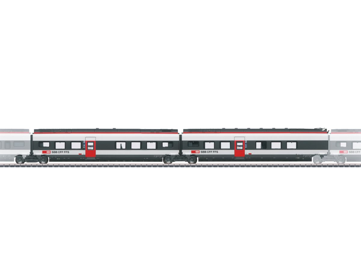 MÄRKLIN 43452 TRIEBZUG SBB GIRUNO ERGÄNZUNGSWAGEN-SET 2 PASSEND MÄRKLIN 39812