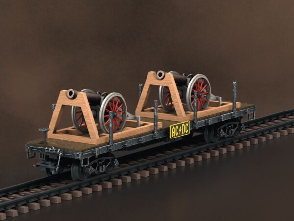 MÄRKLIN 46930 FLACHWAGEN AC-DC FOR THOSE ABOUT TO ROCK SCENE 2