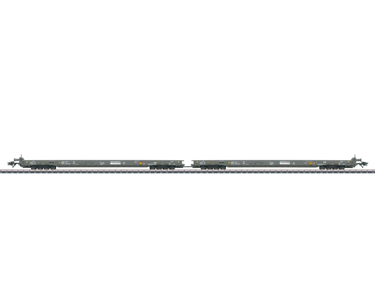 MÄRKLIN 47407 ROLA-NIEDERFLURWAGEN RALPIN / SET MIT 2 ENDWAGEN
