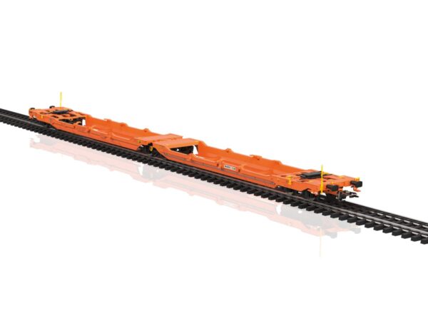 Märklin 47471 Doppeltaschen-Gelenkwagen Wascosa Sdggmrss beladen mit 4 Tank-Container 20ft "BERTSCHI" Schrägansicht