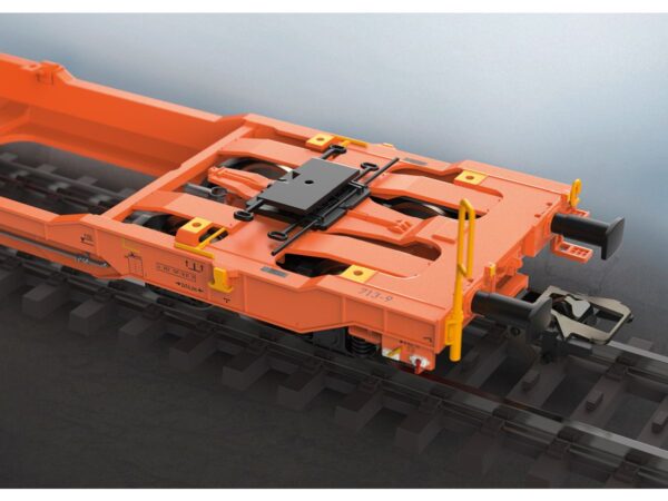 Märklin 47471 Doppeltaschen-Gelenkwagen Wascosa Sdggmrss beladen mit 4 Tank-Container 20ft "BERTSCHI" Detail 2