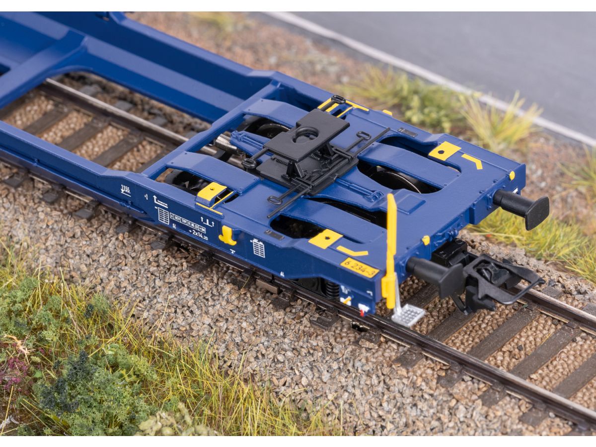MÄRKLIN 47474 DOPPEL-TASCHENWAGEN T3000E VTG SDGGMRSS S269 EVERGREEN / HYUNDAI BILD 2