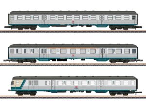 MÄRKLIN 87183 PERSONENWAGENSET KARLSRUHER KOPF DB / SET MIT 3 WAGEN