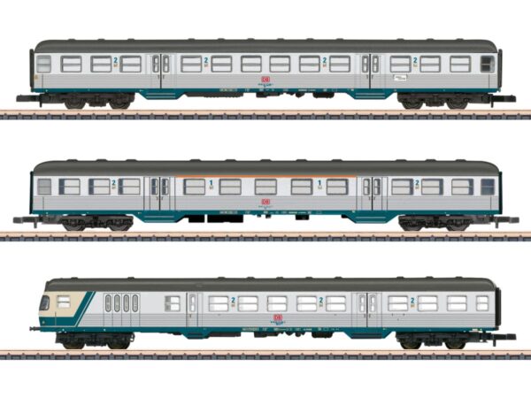 MÄRKLIN 87183 PERSONENWAGENSET KARLSRUHER KOPF DB / SET MIT 3 WAGEN