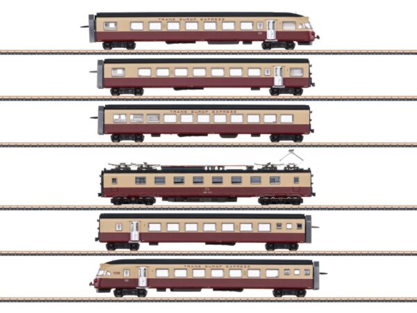 MÄRKLIN 88730 TRIEBWAGENZUG SBB RAE TEE II (6-TEILIG)