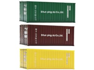 ROCO 05217 20FT CONTAINER SET MIT 3 STUECK