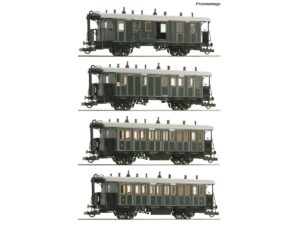 ROCO 6200197 LOKALBAHNZUG K.BAY.STS.B. / SET MIT 4 WAGEN