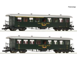 ROCO 6200198 SEETALBAHNWAGEN VALLÉE DE JOUX / SET MIT 2 WAGEN