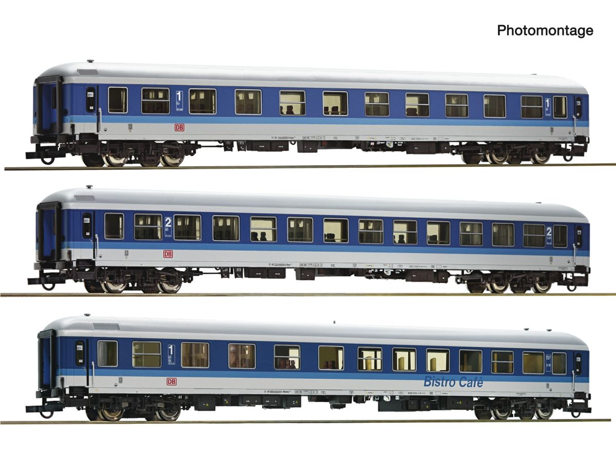 ROCO 6200208 REISEZUGWAGEN INTERREGIO „IR 461“ DB / SET 1 MIT 3 WAGEN