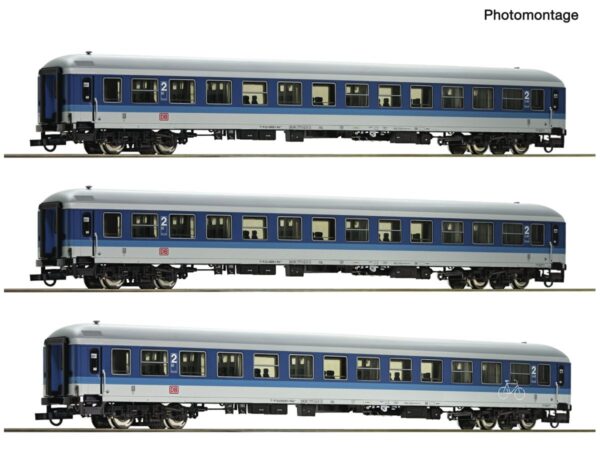 ROCO 6200209 REISEZUGWAGEN INTERREGIO „IR 461“ DB / SET 2 MIT 3 WAGEN