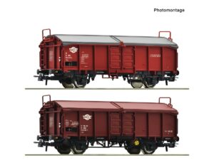 ROCO 6600116 SCHIEBEDACHWAGEN MAV TCS / SET MIT 2 WAGEN