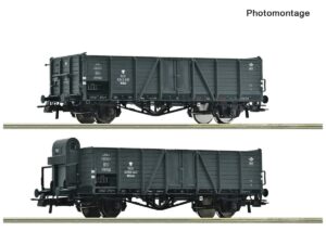 ROCO 6600216 OFFENE GÜTERWAGEN „VILLACH“ PKP / SET MIT 2 WAGEN