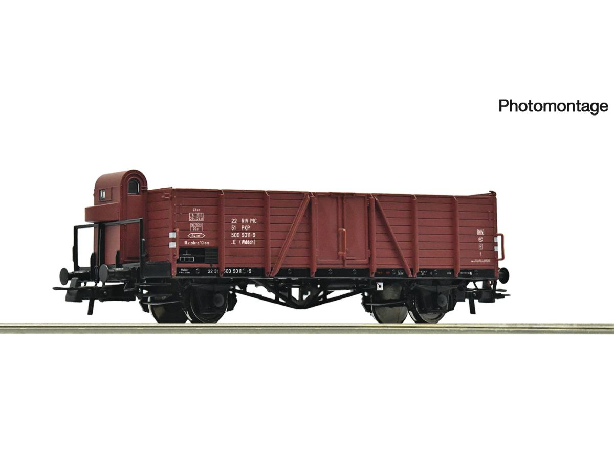 ROCO 6600217 OFFENER GÜTERWAGEN PKP WDDOH