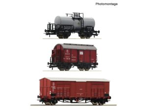 ROCO 6600229 NEBENBAHNGÜTERZUG FS / SET MIT 3 WAGEN