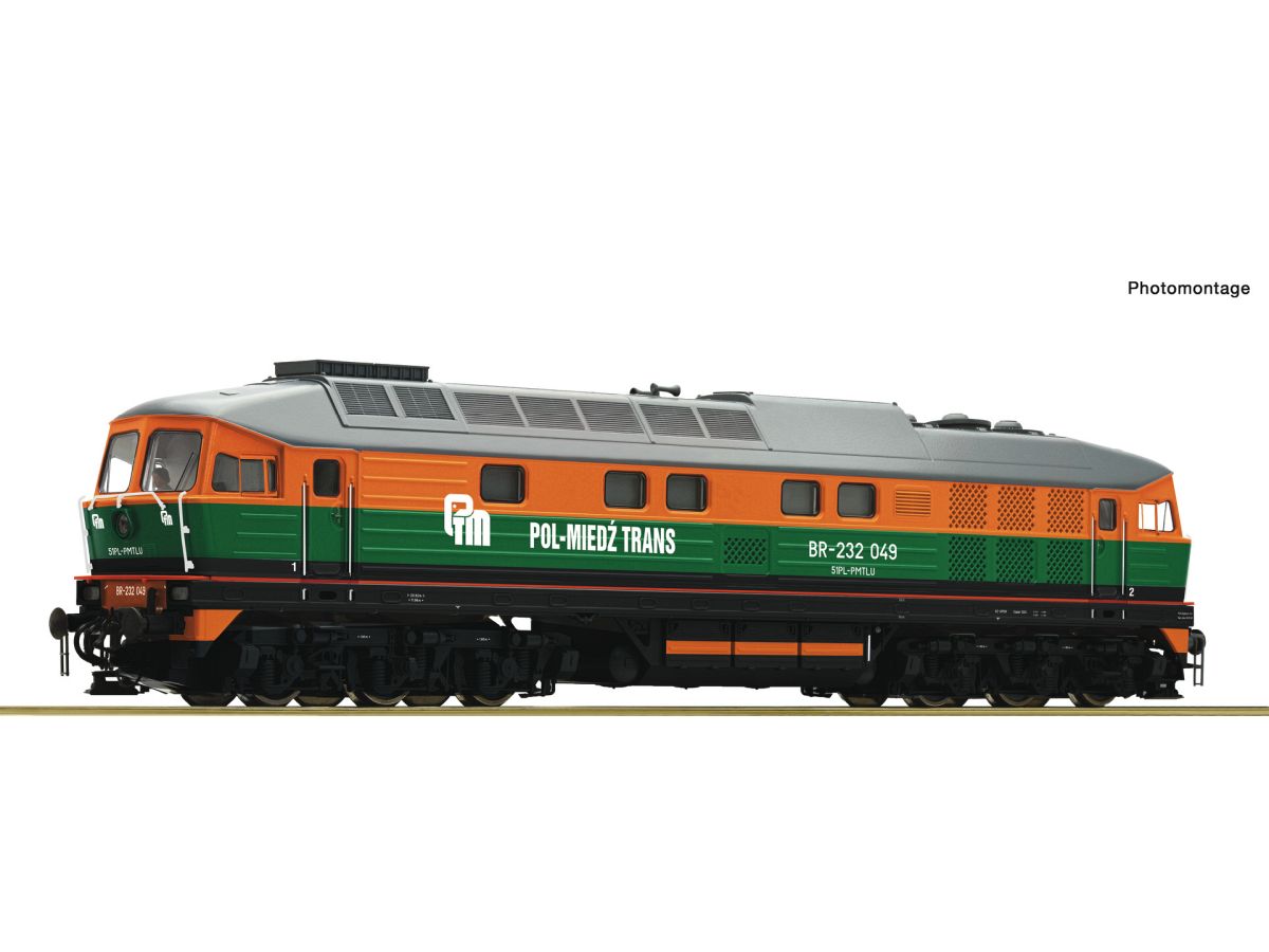 ROCO 7300081 DIESELLOK PMT BR-232 049 (DC ANALOG)