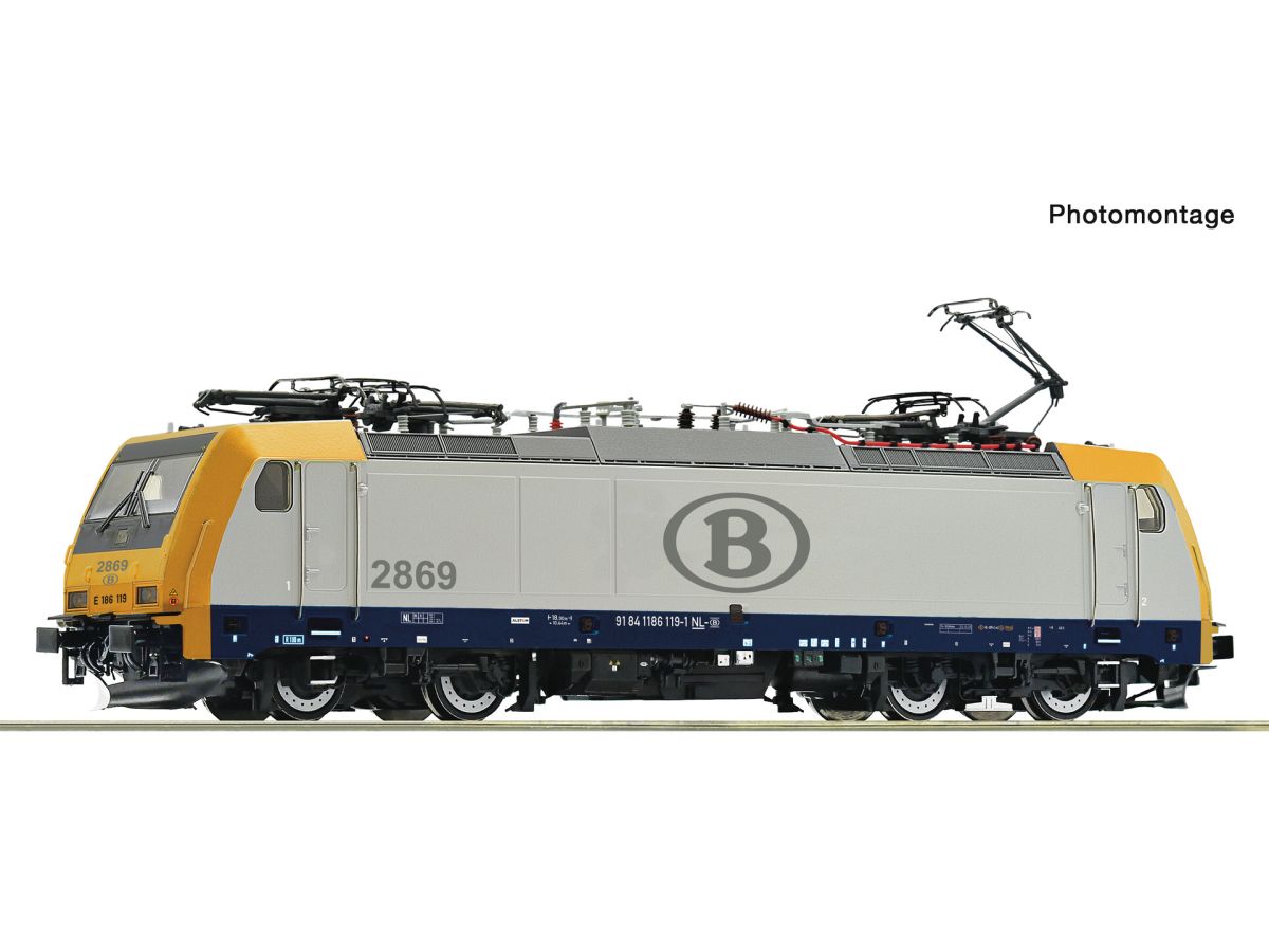 ROCO 7500166 ELEKTROLOK SNCB 186 119-1 (DC ANALOG)