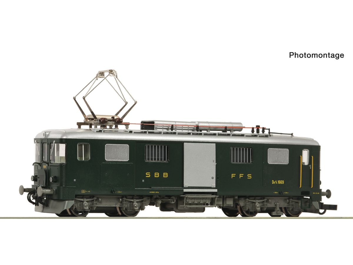 ROCO 7720014 GEPÄCKTRIEBWAGEN SBB DE 4/4 1669 (AC DIGITAL MIT SOUND)