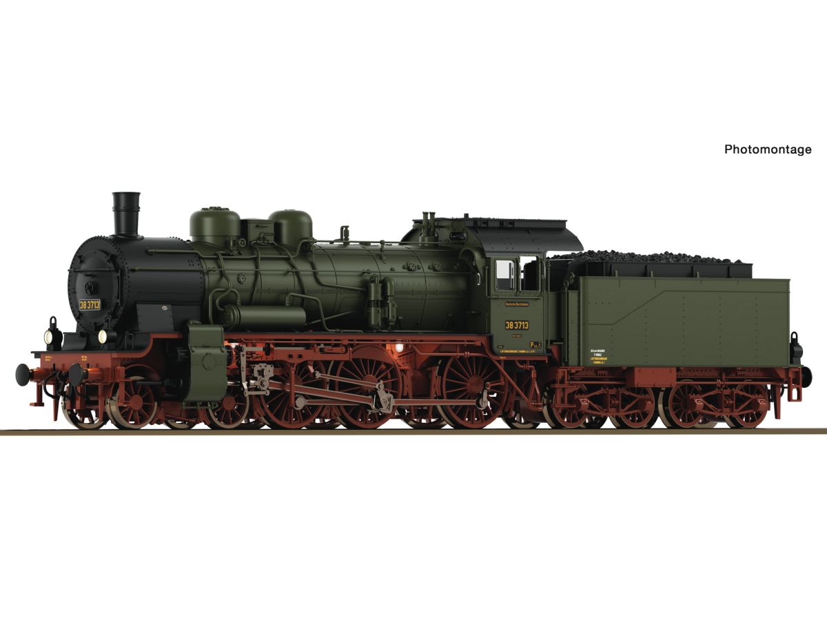 ROCO 79396 DAMPFLOK DRG 38 3713 (AC DIGITAL MIT SOUND)