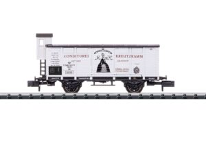 MINITRIX 18993 GEDECKTER GÜTERWAGEN K.SÄCHS.STS.E.B. GM 19025 CONDITOREI KREUTZKAMM