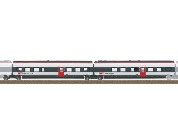TRIX 23281 ERGAENZUNGSWAGEN SET 1 SBB GIRUNO RABE 501 003