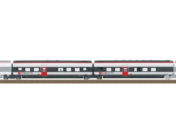 TRIX 23282 ERGAENZUNGSWAGEN SET 2 SBB GIRUNO RABE 501 003