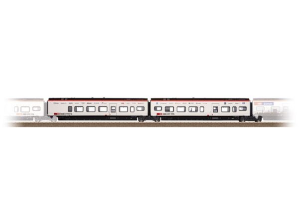 TRIX 23285 ERGAENZUNGSWAGEN SET 2 SBB GIRUNO RABE 501 004