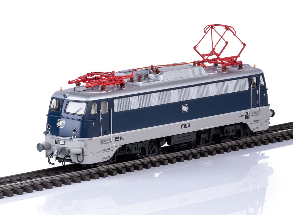 TRIX 25128 ELEKTROLOK DB E10 384 BÜGELFALTE, BLAU-GRAU BILD 2