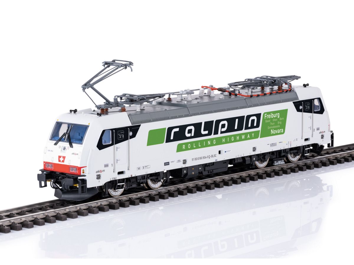 TRIX 25801 ELEKTROLOK TRAXX II SBB CARGO INTERNATIONAL 186 904 CENERI RALPIN BILD 2